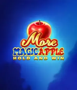 Enter the magical realm of More Magic Apple Hold and Win Slot by 3 Oaks Gaming, featuring a luminous red apple against a deep blue background. This graphic portrays the enchanting theme with a touch of mystery. Suited for lovers of magical themes, the vibrant colors and appealing design draw players into the game's magical world. 