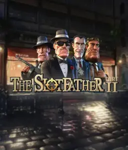 Dive into the underworld world of The Slotfather 2 slot by Betsoft, featuring four iconic mafia characters set against a moody urban backdrop. This graphic portrays the intense atmosphere of the mafia underworld with its vivid character design and evocative setting. Perfect for lovers of gangster-themed games, delivering a gripping gaming experience. 